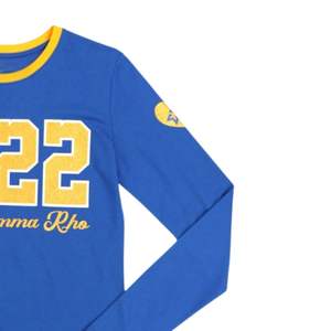 Sigma 1922ยาวแกมมา Rho sgrho เสื้อยืดแขนยาวผ้าฝ้าย100แวววาวพิมพ์ตัวอักษรกรีกเสื้อผ้าเสื้อชีวิตกรีก - Product Image 3