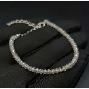 AAA+ High Quality White Diamond <b>Bracelet</b> Clear White Diamond <b>Beads</b> Elegant Diamond <b>Bracelets</b> & Bangles - Product Image 5