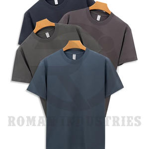 T-shirt à manches courtes à col rond antibactérien et à séchage rapide avec protection UV de couleur unie pour hommes - Product Image 6