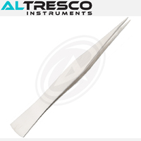ALTRESCO Pince à épiler polyvalente en acier inoxydable de qualité industrielle Pointe dentée incurvée à pointe fine