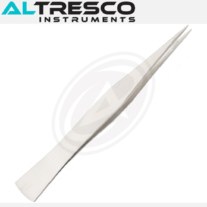 ALTRESCO Pince à épiler polyvalente en acier inoxydable de qualité industrielle Pointe dentée incurvée à pointe fine - Product Image 6