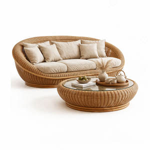 Colección de sillas individuales de sofá interior de lujo <span class=keywords><strong>Wico</strong></span> Ins para silla de ratán Bahama Interior de diseño de Hotel - Product Image 4