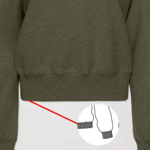 Sweat-shirt personnalisé à épaules vertes broderie à carreaux conception de sororité tissu polaire écologique respirant pour la saison d'automne - Product Image 6