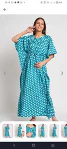 Caftán de algodón de estilo bohemio para mujer, Maxi vestido floral ligero, decoración de borlas, ropa de fiesta informal para primavera y verano en la playa - Product Image 3