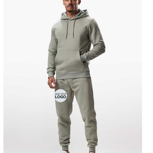 Conjunto de chándal para hombre, conjunto de 2 piezas con capucha, chándales para correr para hombre, Conjunto de jersey de manga larga Atlético informal - Product Image 2