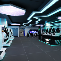 Plateforme de Jeu Multijoueur Intérieur 5D 2026, Centre de Jeu Cinéma 7D 9D 12D, Zone de Jeux, Équipement de Parc à Thème VR 3D