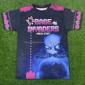 Camiseta de Equipo de Esports Unisex de Alta Calidad, Camisetas Personalizadas de Béisbol y Sóftbol con Transpirabilidad, 100% Poliéster Antibacteriano - Product Image 6