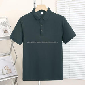 Polo personalizado de manga corta con impresión de logotipo, ropa de trabajo, uniforme de grupo, camisa publicitaria, ropa de hombre bordada - Product Image 4
