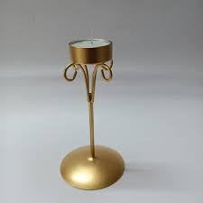 Home Decoration High Quality Hot Copper Finishing Iron Long Wedding Candle <b>Holder</b> With <b>Shade</b> Modern Design <b>Lamp</b> Handmade - Product Image 3