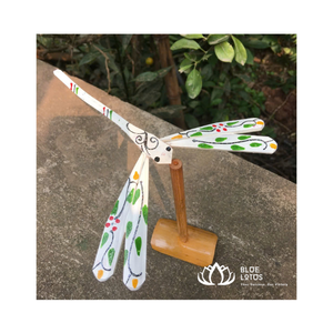 Precio caliente Estilo tradicional Regalo de negocios Sin pintar Libélula de bambú Artesanía y juguetes de alta calidad para niños hechos en Vietnam - Product Image 6