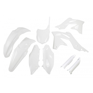2013 2016 Kawasaki KXF Kit carenatura per moto in plastica completa bianco 250 047 - Product Image 1