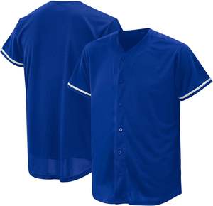 เสื้อเจอร์ซีย์ทีมเบสบอลออกแบบได้ตามต้องการเสื้อฝึกซ้อมส่วนตัวระบายอากาศได้ดีสำหรับผู้ชายผู้หญิงและเยาวชน - Product Image 6