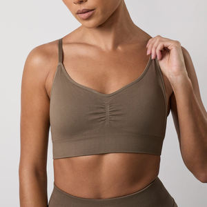 Soutien-gorge de sport léger, vêtements de sport, soutien-gorge de sport pour femmes, couleur unie, entraînement en salle de sport, soutien-gorge de sport pour femmes, design de bretelles - Product Image 2