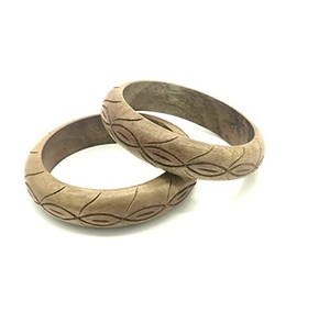 Pulsera de madera para mujer, brazalete único y sencillo, para aniversario de boda, precio barato - Product Image 2