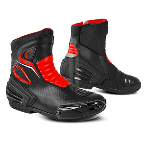 Zapatos de moto de cuero de moda del servicio del OEM Nuevas llegadas Zapatos de moto de alta calidad Venta caliente - Product Image 1