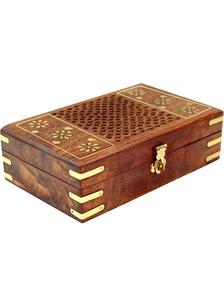 Traditional Wooden Designer Boxes Decorative Custom Wooden Keepsake Wooden Gift <b>Box</b> Wedding Jewelry <b>Box</b> for <b>Brides</b> - Product Image 5