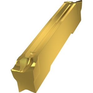 Inserto Indexable ISO GL3-D300G02R12-PMG8330 de 3 mm de Ancho con Recubrimiento PVD Dorado para Corte y Conformado, Paquete de 10 - Product Image 1