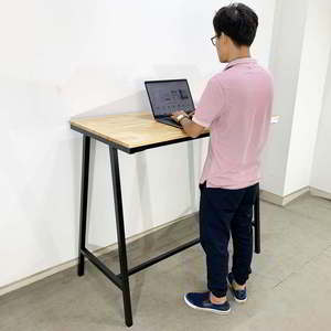 Escritorio Ergonómico Minimalista Aconcept STD68028, 120x60x105cm, MDF con Patas de Hierro, Requiere Ensamblaje, para Oficina o Dormitorio - Product Image 6