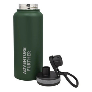 Vaso Térmico de Acero Inoxidable de 1000 ml con Asa, Verde Oliva - Nat Geo Adventure Further - Product Image 3