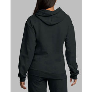 Sweat à capuche en polaire thermique épais pour homme, 100% coton, coupe régulière, coupe-vent, décontracté, manches longues, pour l'extérieur, avec poche - Product Image 6