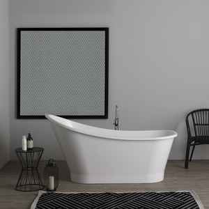 Baignoire autoportante ALMA de style classique compact - Product Image 1