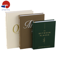 Carnet personnalisé A4 à couverture en tissu blanc cassé, reliure rigide avec estampage à chaud blanc et papier 120 g/m²