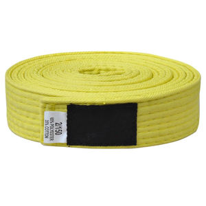 Vente chaude personnalisé vert Bjj Gi ceintures 100% coton petite lettre broderie plusieurs tailles Bjj Gi ceintures à des prix raisonnables - Product Image 4