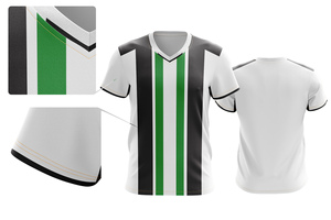 Camiseta de entrenamiento para equipos y clubes deportivos con tela de poliéster transpirable y opciones de logotipo de sublimación personalizado - Product Image 5