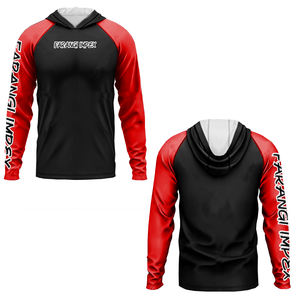 Sudadera con capucha de camuflaje de bambú cómoda de rendimiento de manga larga personalizada, camisas de pesca para niños y adultos, camisas de pesca transpirables de secado rápido - Product Image 6