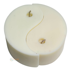 Bougie parfumée décorative Yin Yang pour décor de maison et de bar festif pour la fête des pères Diwali et les cadeaux du Ramadan - Product Image 2