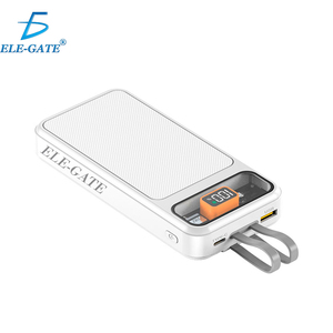 Power Bank Portatile 10000mAh 22.5W PD Ricarica Rapida Schermo Trasparente Logo OEM Ingresso AC Realizzato in Plastica con Batteria Li-Polymer - Product Image 1
