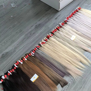 Mejor precio barato 200kg Natural onda recta encaje frontal pelo de bebé de color a granel crudo vietnamita extensiones de cabello humano virgen venta - Product Image 1