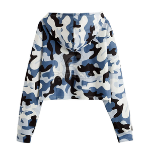 Sudaderas Cortas con Capucha para Mujer, Impresas Personalizadas de Alta Calidad, Servicio OEM, Precio al por Mayor, Gran Venta - Product Image 2