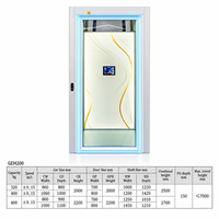 Ascenseur hydraulique résidentiel au meilleur prix, compact, sans gaine, pour maison, villa privée à 2/3/4 étages