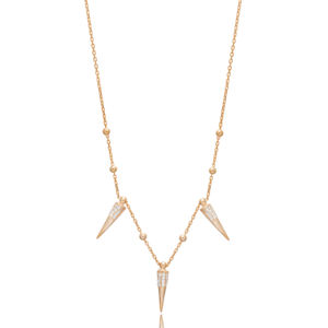 Cadena de bolas de forma única, collar de coctelera de piedra de circón, joyería de plata de ley 925 hecha a mano turca - Product Image 6