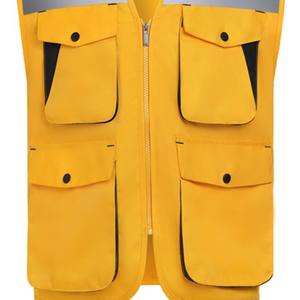 Gilet Hi Vis pour hommes à bas prix Gilet Hi Vis respirant sur mesure Offre Spéciale confortable Top tendance Active Wear Gilet Hi Vis pour hommes avec le meilleur style - Product Image 6