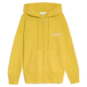 Sweat à capuche décontracté en coton mélangé pour femmes avec impression personnalisée, doublure en polaire douce et silhouette tendance de style streetwear - Product Image 2