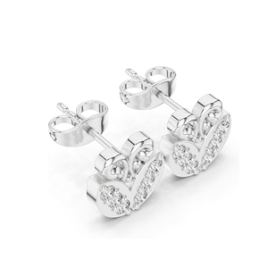 Pendientes de Diamantes de Laboratorio con Claridad VVS-VS EF, 0.3 CT, Oro de 18K, 14K, 10K y Plata 925, Oro Rosa, Amarillo, Blanco, Moissanita - Product Image 4