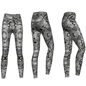 Leggings de compression élastiques pour femmes MMA BJJ, imprimés sur mesure, en Spandex/Polyester, respirants, séchage rapide, écologiques, coupe intégrale - Product Image 1