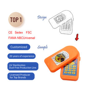 Elegante Retro giratorio Flip plegable teléfono móvil niños juguete juego de rol accesorio para diversión imaginativa juguetes promocionales regalos niños - Product Image 1