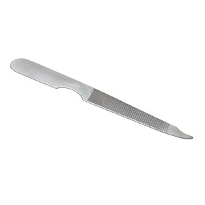 IFM BROTHERS Lima de uñas profesional de doble cara, herramienta de manicura y pedicura de acero inoxidable, equipo de atletismo de zafiro - Product Image 2