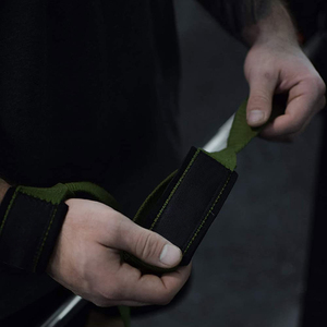 Sangles de poignet d'entraînement en coton personnalisées avec logo personnalisé, sangles de musculation robustes pour adultes, service OEM - Product Image 4