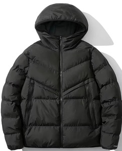 Chaqueta Acolchada de Alta Calidad Personalizada para Hombre, Talla Grande, Transpirable, Reversible, Ecológica, Ligera, con Cremallera y Capucha - Product Image 3