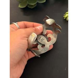 กำไลข้อมือเปลือกหอยสีชมพู Chimney Butte และเงินสเตอร์ลิง เครื่องประดับแฟชั่น - Product Image 5