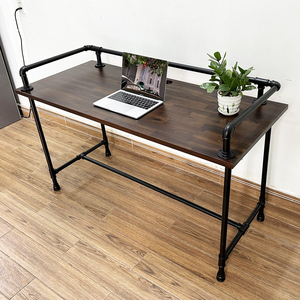 Contemporary Industrial Design <b>Solid</b> <b>Wood</b> 140x60cm HBON012 Writing <b>Desk</b> for Study & Office Use - Product Image 6