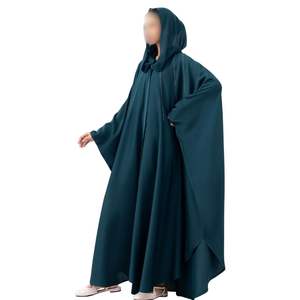 Abaya Verde Esmeralda con Mangas de Murciélago para Mujer, Vestido Musulmán Modesto, Estilo Dubái, Caftán Islámico, Jalabiya, Vestido de Noche Holgado - Product Image 3