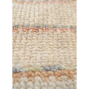 Alfombras de lana fina suave anudadas a mano Hula Silver Sage/Cloud White, a rayas abstractas, para entrada, pasillo, sala de estar, rectangulares, tipo rompecabezas - Product Image 3