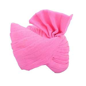 Rajasthani rose couleur Safa Turban Pagdi meilleur pour le désherbage, anniversaire et Holi Freesize (Ensemble de 2) - Product Image 1