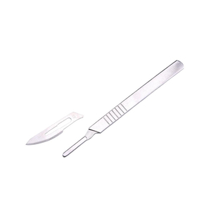 Vente en ligne de Scalpel chirurgical en acier fabriqué au Pakistan Scalpels chirurgicaux Ce Chirurgie médicale PK Manuel Logo personnalisé Accepter - Product Image 6