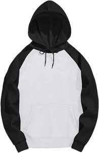 NOORX SPORTS New Arrival Best Quality Black <b>White</b> Color 100% Cotton Hoodie Trouser <b>Tracksuit</b> Set for Men Pakistan Wholesale - Product Image 4